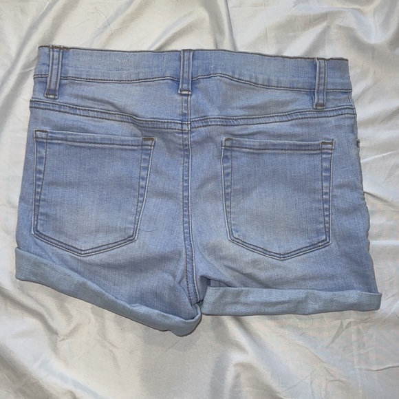 Light Wash Denim Shorts - Picture 2 of 2